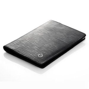 New Black Leather RFID Passport Holder Wallet